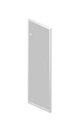 Дверь стеклянная в алюминиевой раме R-04.1
